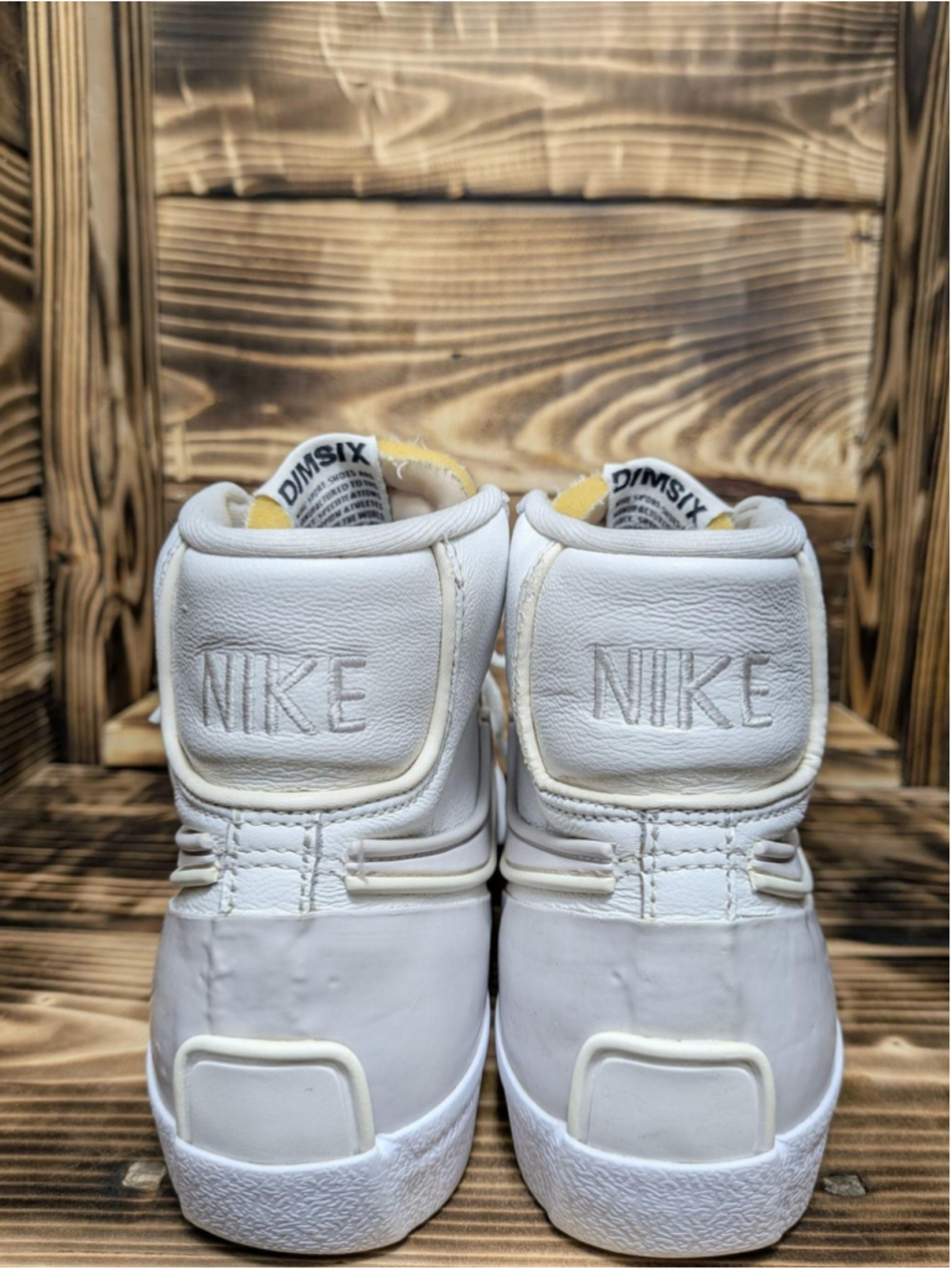 Nike Blazer Mid D/MS/X Shoes Womens Size 6.5 White Leather Sneakers DC1745-100 - Picture 2 of 9
